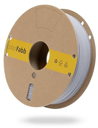 colorFabb Stonefill Hellgrau 3D-Druckerfilament, 2,85mm Durchmesser, 700g Spule, STONE LOOK, EASY TO PRINT, HIDES LAYERLINES