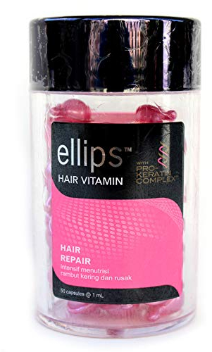 Ellips Flacon de 50 capsules de vitamine pour cheveux avec complexe de pro-kératine
