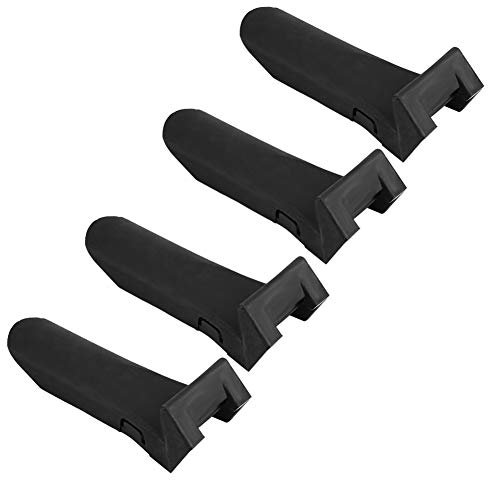 Zubehör für Reifenmontiermaschinen, Krallengummimanschetten, reifenmontiermaschine felgenschutz reifenmontage,4er-Pack (Typ mit geradem Fuß)