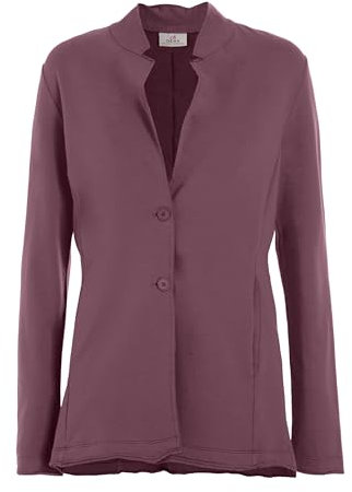 DEHA - Blazer Fleece Blazer in Cotone, Viola Chiaro (L)