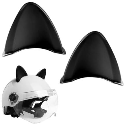 1 Paar Motorradhelm Dekorative Ohren - Katzenohren Motorradhelm Dekorative, Motorradhelm Dekorative, Motorrad Helm Katzenohren Eckdekoration, Motorradhelm Katze Ohren Aufkleber