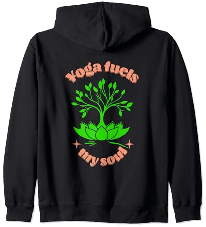 Yoga treibt meine Seele an Kapuzenjacke