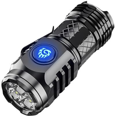 Rengood Sousoleil Lampe de poche de monstre à trois yeux (NOIR)