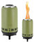 ONLYFIRE OUTDOOR LIVING 30,5 cm Tischkamin mit Tragetasche, tragbare Feuerstelle für Camping, Wohnmobil, Heckklappe, Terrasse, Hinterhof, Lagerfeuer, rauchfreier Campingkocher, Edelstahl, #FP054, Grün