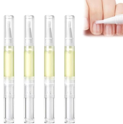Anperio Nail Growth Oil Pen, 4PCS - Moisturizing, Strengthening Cuticle Oil For Damaged Nails