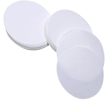 ROMISBABA 100 Stk Filterpapier Labor-nerd-filter Prämie Laborscheiben Ro Filterscheiben Mykologie Perkolator-kaffeefilter Laborpapierfilter Runde Kaffeefilter Mittel Grad Kaffeesieb Weiß