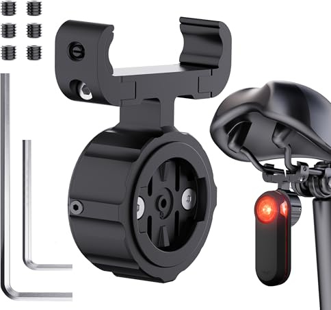 AirTag Fahrradhalterung, versteckter GPS-Tracker unter dem Sattel, wasserdichter Fahrradsattelhalter, kompatibel mit Garmin Varia RTL510 RTL515