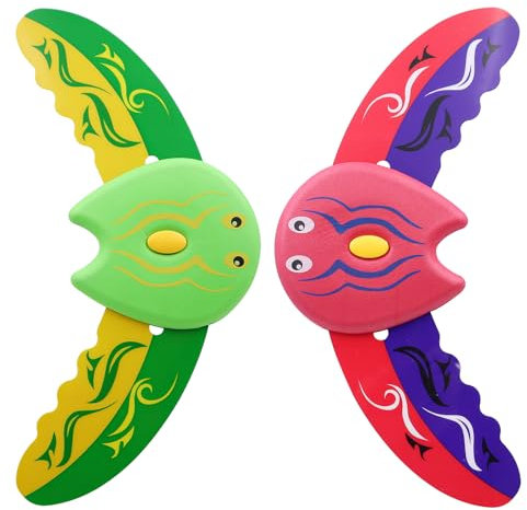 GETRICH 2 Pcs Juguete Peces Submarinos, Juguete Pez Diablo, Juguetes Piscina Niños, Juguetes de Piscina Juegos Piscina Niños Juguete Natación Submarino para Piscinas, Bañera