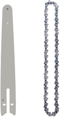 Hnjp 8 Inch Chainsaw Guide Bar and Saw Chain Set 45 Drive Link Electric Saw 1/4''P for Brushless Electric Saw Wood Cutter Spare Chain