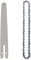 Hnjp 8 Inch Chainsaw Guide Bar and Saw Chain Set 45 Drive Link Electric Saw 1/4''P for Brushless Electric Saw Wood Cutter Spare Chain