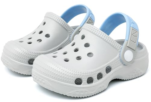 Vunavueya Zuecos Unisex Niños Zapatos Mules de Jardín para Niño y Niña Talla 21-36 EU