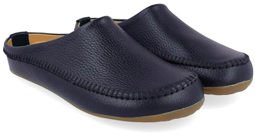 HAFLINGER Softino Softi Basico Lederpantoffeln Hausschuhe Ballerina im schlichten Design