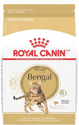 Royal Canin Bengal Breed Adult Trockenfutter für Katzen, 3,2 kg Beutel | Formuliert für Bengalkatzen, Haut und Fell, für ausgewachsene Katzen, knuspriges Trockenfutter, von Tierärzten entwickelt