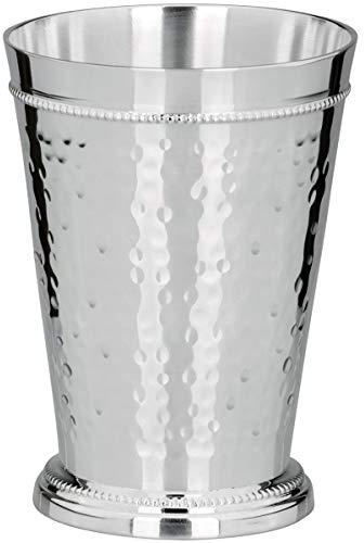 SILBERKANNE Becher Vase Frankfurt 14 cm Versilbert – Mit Perlrand – Premium Trinkbecher – Edel & Anlaufgeschützt