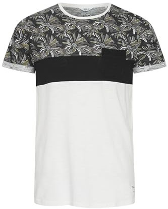 !Solid SDFlorian Herren T-Shirt Kurzarm Shirt Rundhals-Ausschnitt 100% Baumwolle Regular fit, Größe:L, Farbe:Black (9000)