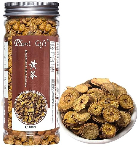 Plant Gift Scutellaria Herb Tea 黄芩茶, Caffeine-Free 100g/3.25oz
