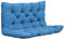 Auflage Bankkissen Bankauflage Polsterkissen 100x98x8 cm hellblau
