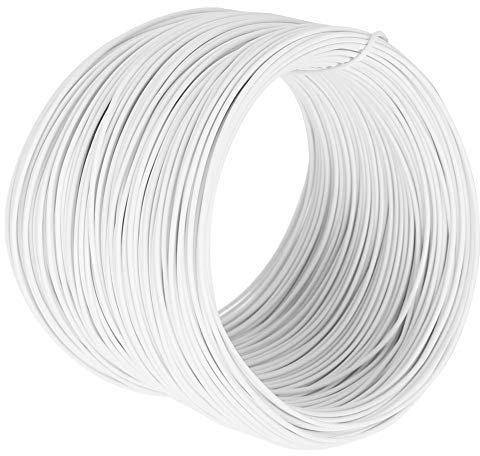Legame di filo di ferro zincato Legami di ramo d'uva fatti a mano bianchi galvanizzati Filo di hobby in acciaio zincato calibro 0,55mm 100meter