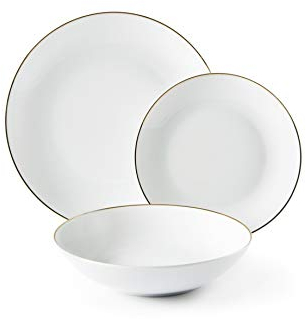 Excelsa Table SERV.18 PCS Gold