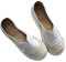 Minetom Femme Toile Chaussures Bout Rond Talon Plat Espadrilles Loisir Flâneur Chaussures Sandales Corde Tressée Sole B Bleu Clair 42 EU