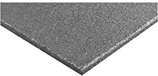 AMAYA SPORT Suelo Caucho 2cm - Gris, Set 4 Unidades, Loseta de Caucho, Suelo Acolchado para Gimnasio, Baldosa Acolchada para Columpio