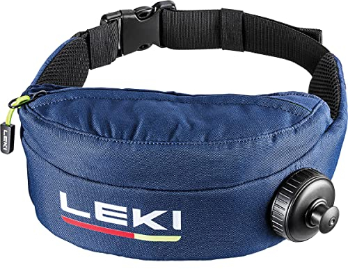 LEKI Kinder Thermo Compact Hüfttasche, Dark Denim-Poppy red-Dawn Blue