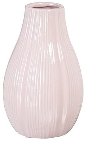 Vase aus Keramik, Rosa, Ø 12 x 20 cm
