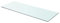 Glasregal Wandregal, Regal Schwebend Wandregal Glasregal Regalboden Glas Transparent 80 cm x 30 cm Wandablage Badregal Ablage Regale Glas Badezimmer Klarglas