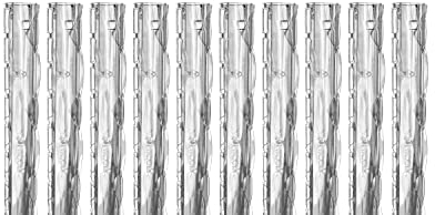 THICCLY V2 GrowPole - The Original Clear D-Shaped Moss Pole Monstera Support, Extendable Moss Poles for Climbing Plants Ideal for Philodendrons and Anthuriums - Stackable Poles for Plants (Small)