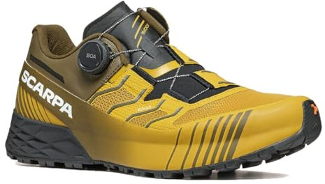Scarpa M Ribelle Run Kalibra Ht Gelb - Bequemer robuster Herren Trailrunning Schuh, Größe EU 44.5 - Farbe Oil Yellow - I