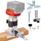 IRONFIST Cordless Trimmer Router Multiple Function Brushelss 1/4 Bit Collet, Max Speed 30000rpm for Wood Working Slotting, Trimming Compatible with Milwaukee M18 Battery (NO Battery)