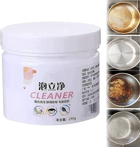 Foam Rust Remover Kitchen All-Purpose Cleaning Powder,Multi-Purpose Foam Cleaner Rust Remover,Kitchen Instant Cleaning Powder,Powerful Kitchen All-purpose Powder Cleaner (1pcs, 250g)