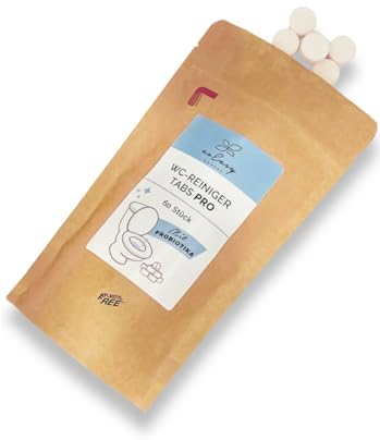 60x asEasy WC-Reiniger Tabs für EXTRA starke Reinigung von Toiletten/Wc/Urinalen/hygienische Sauberkeit/mit minimaler Dosierung zum maximalen Erfolg