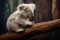 adrium Acryl-Bild 90 x 60 cm: Junger Koala in freier Wildbahn (217423958)