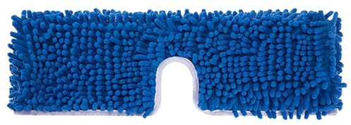 für O Cedar Action Mikrofaser-Ersatzmoppköpfe für den Trocken-/Nassgebrauch, maschinenwaschbar, doppelte Reinigung Aller Oberflächen Dampfwischer Für Parkett (Blue, One Size)