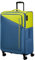 American Tourister Daring Dash - Spinner L, Erweiterbar Koffer, 77 cm, 107/117 L, Grün/Blau (Lime/Coronet)