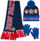 PAW PATROL Jungen Winter Accessoires Set, warm und bequem - Geschenke für Kinder (Marineblau/Rot)