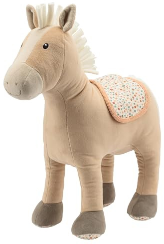 Sterntaler Kuscheltier L Pferd Sunny - Kuscheltier für Baby und Kinder aus weichem Stoff - Spielzeug gefüllt mit Polyesterwatte - treuer Begleiter zum Entdecken, Kuscheln & Spielen, lichtbeige