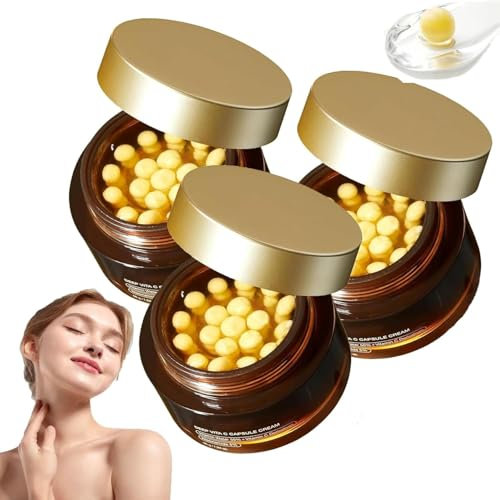 Crème Capsule de Vitamine C, hydratant pour Le Visage en Capsule de Vitamine C, Lotion à la Vitamine C, Gel Transparent, éclat