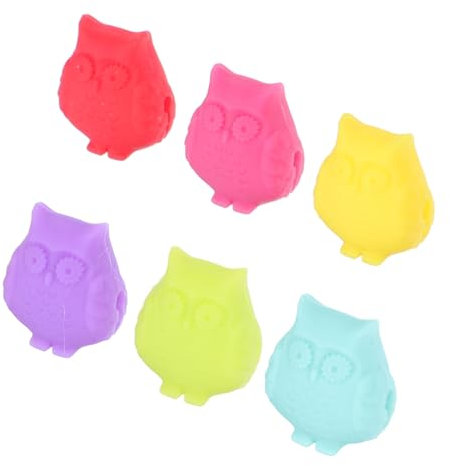 Cabilock 6piezas Etiquetas De Forma De Para Identificar De Fiesta Marcadores De Reutilizables De Fiesta Coloridos Para Cócteles y Champán