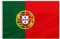 ASUNO Portugal Flagge 90×150 CM, Polyester, Portugiesisch National Banner mit 2 Messingösen, Doppelseitig, Leuchtende Farben, Farbbeständig, für Garten, Rasen, Patio