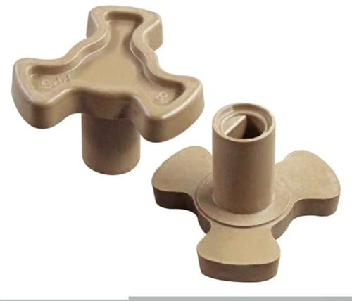 Plastic Microwave Turntable Couplers Set of Two Essential Replacements (A)