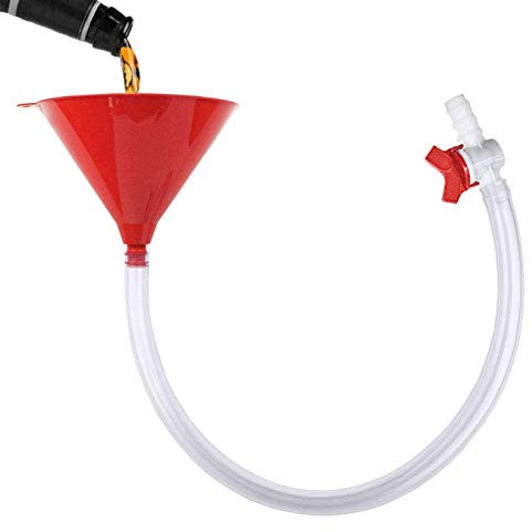 Roter Biertrichter zum Trinken von Bierventilen mit für Spiele, Flaschenöffner, Trichter B00w02vjmy (Schwarz, Einheitsgröße)