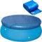 Runde Poolabdeckung, Poolabdeckungsrahmen, Schwimmbadabdeckungen, oberirdische regenfeste Staubabdeckung für aufblasbare Familienpools Paddeln und Outdoor-Villa-Garten (Durchmesser 183 cm)