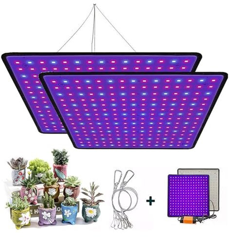 DCDCD 2PCS 2000W LED Grow Light Full Spectrum Phyto Lamp Indoor Phytolamp for Flowers Red Led Plant Growth Light Grow Tent(1pcs blue red)