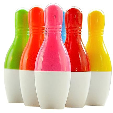 DOITOOL 20 Stück Einziehbare Bowling Kugelschreiber Lustige Stifte für Schüler Portable Kugelschreiber mit Kreativem Design für und Bürobedarf Zufällige Farbe Zufällige Farbe