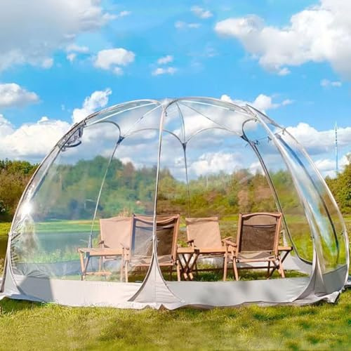 wanghaiyanBD Gazebo pop-up a forma di igloo, per 5-7 persone, resistente ai raggi UV, tenda a baldacchino per campeggio, feste in giardino e osservazione delle stelle