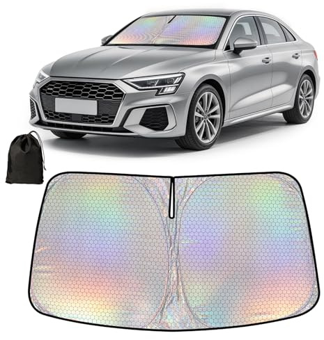 Parasol Coche Parabrisas Delantero para Audi A3 Interior Plegable Anti-UV