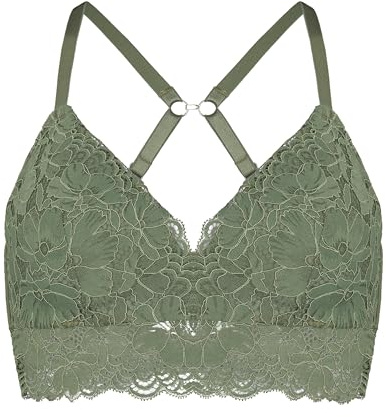 HUNKEMÖLLER Gepolsterter bügelloser BH Andrea - Olive DRAB - 75B