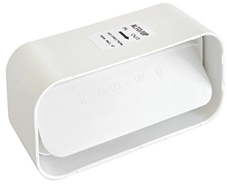 La Ventilazione CVL157B Giunto in ABS con Valvola a Farfalla Antiritorno, 150x70 mm